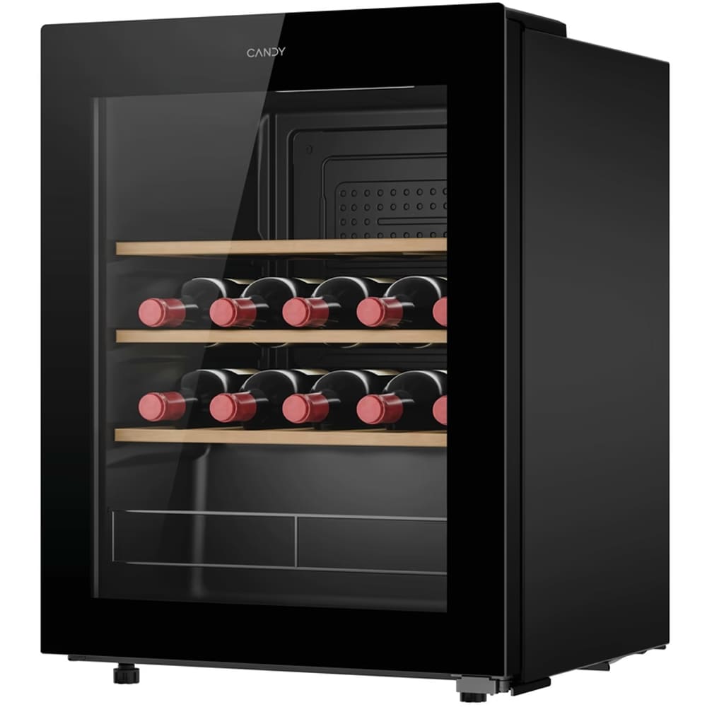 Racitor de vinuri CANDY CWC023, 23 sticle, H 63 cm, Clasa G, Wi-Fi, negru