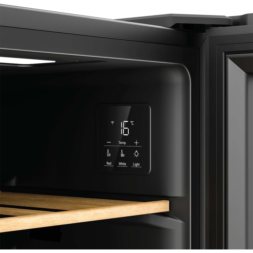 Racitor de vinuri CANDY CWC023, 23 sticle, H 63 cm, Clasa G, Wi-Fi, negru