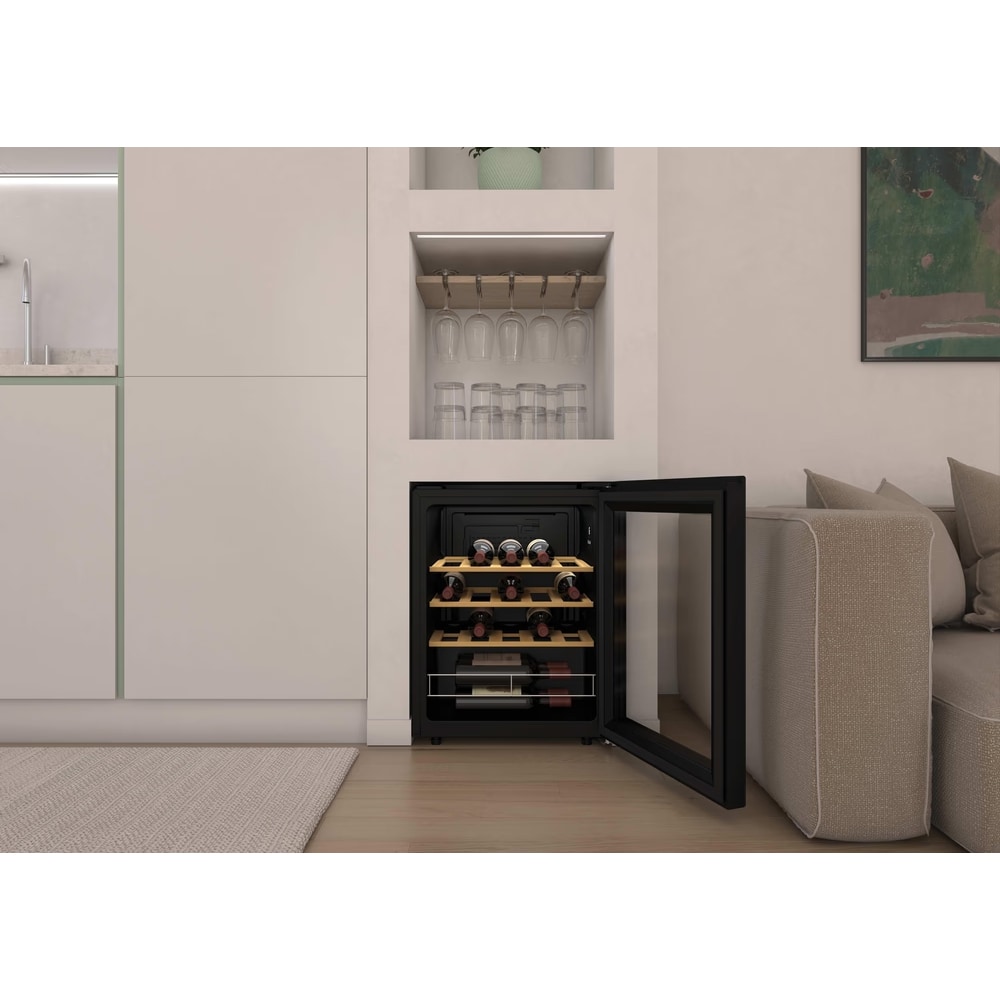 Racitor de vinuri CANDY CWC023, 23 sticle, H 63 cm, Clasa G, Wi-Fi, negru