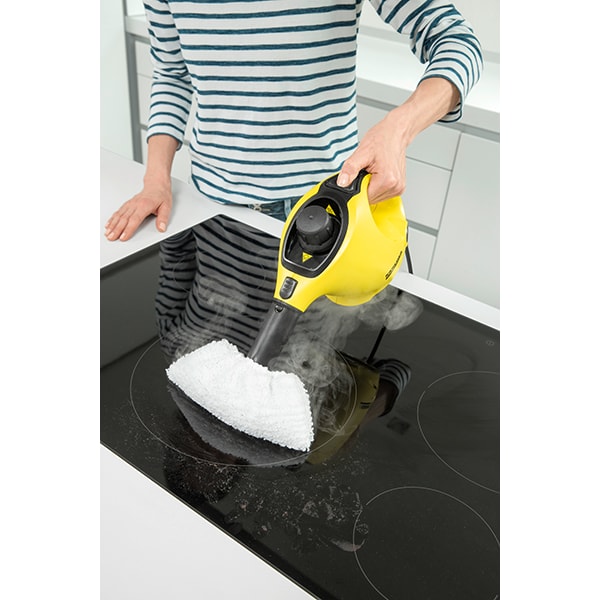 Aparat de curatat cu abur KARCHER SC 1 EASYFIX, 0.2l, 1200W, galben-negru