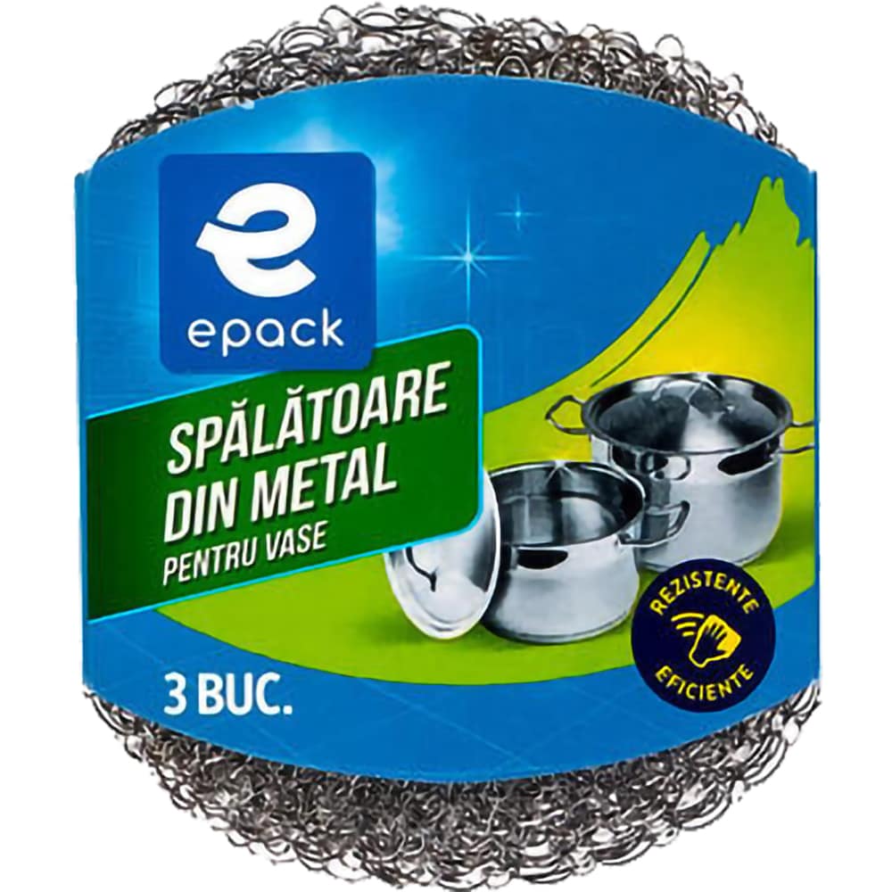 Burete de vase EPACK, metal, 3 bucati