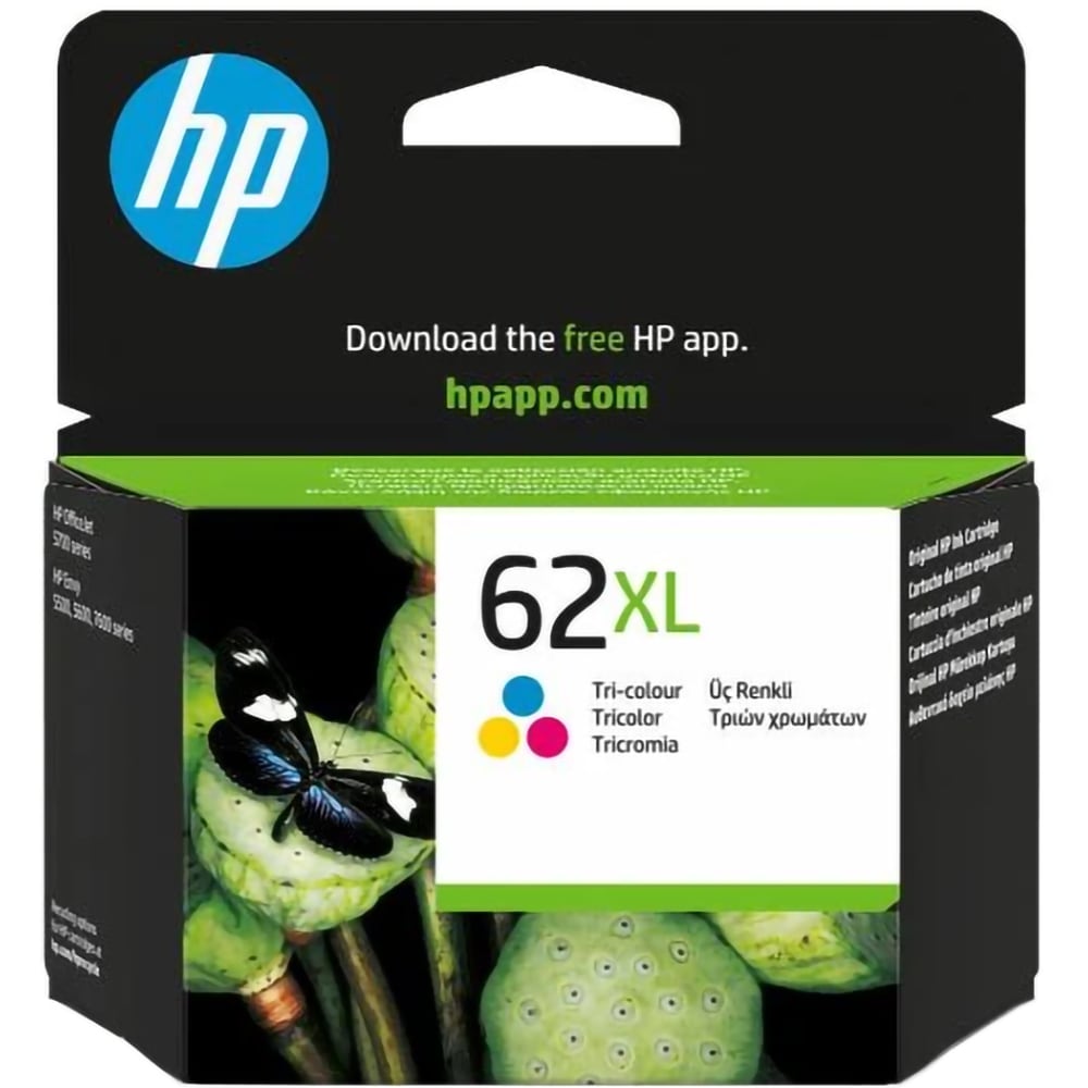 Cartus original HP 62XL (D14SLAE), tricolor