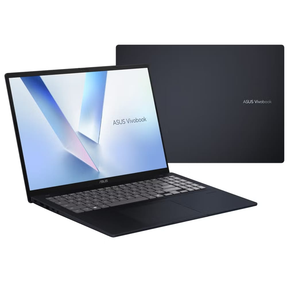 Laptop ASUS Vivobook 16 D1607KA-MB225, AMD Ryzen AI 5 330 pana la 4.5GHz, 16" WUXGA, 16GB, SSD 512GB, AMD Radeon Graphics, Free DOS, Quiet Blue