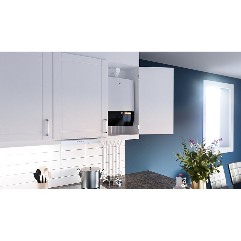 Centrala termica pe gaz in condensare DAIKIN D2CNL024A1A, 24kW, Wi-Fi, Kit evacuare inclus