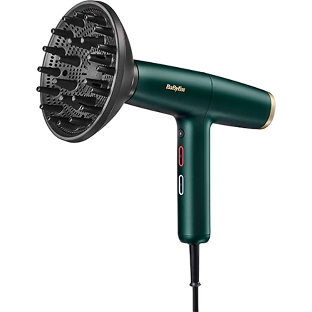 Uscator de par BABYLISS Air Power Pro D6555DE, 1700W, 3 viteze, verde