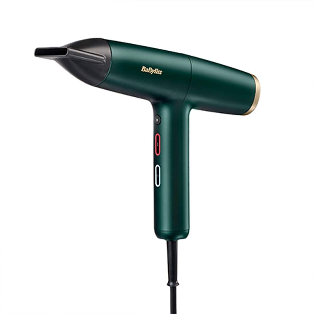 Uscator de par BABYLISS Air Power Pro D6555DE, 1700W, 3 viteze, verde