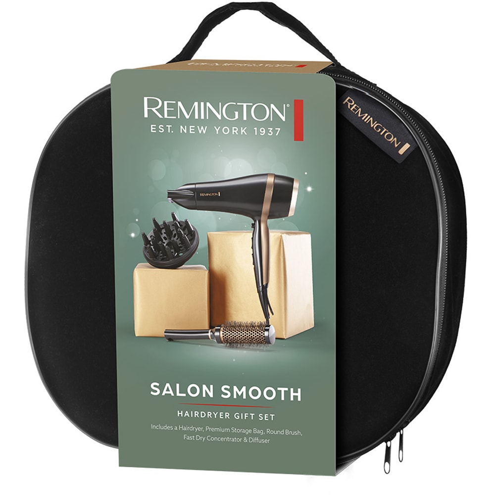 Uscator de par REMINGTON Salon Smooth D6960GP, 2100W, negru