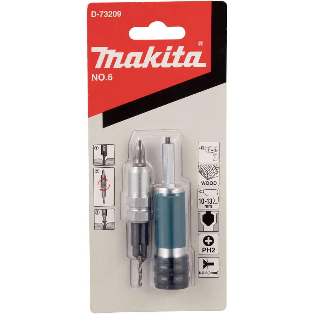 Burghiu cu zencuitor si bit MAKITA D-73209, M3, 2.4 mm