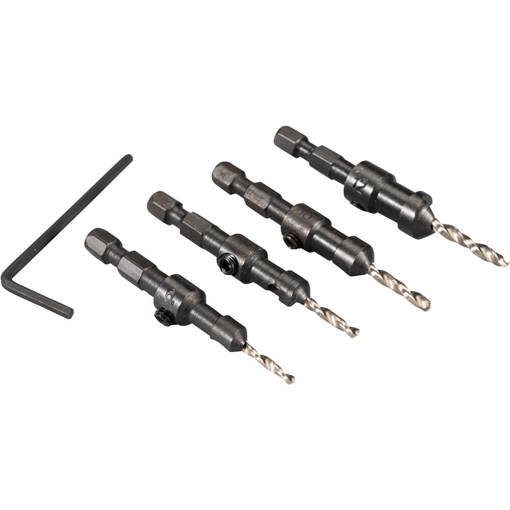 Set burghie cu zencuitor MAKITA D-73455, 2.4-3.6 mm, 4 bucati