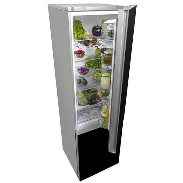 Combina frigorifica BEKO RCNA400E20ZGB, NeoFrost 347 l, H 201 cm, Clasa A+, negru