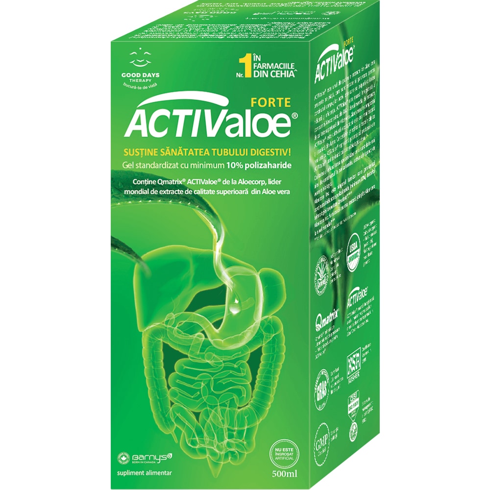 Supliment alimentar ActivAloe Forte, 500 ml, GOOD DAYS THERAPY