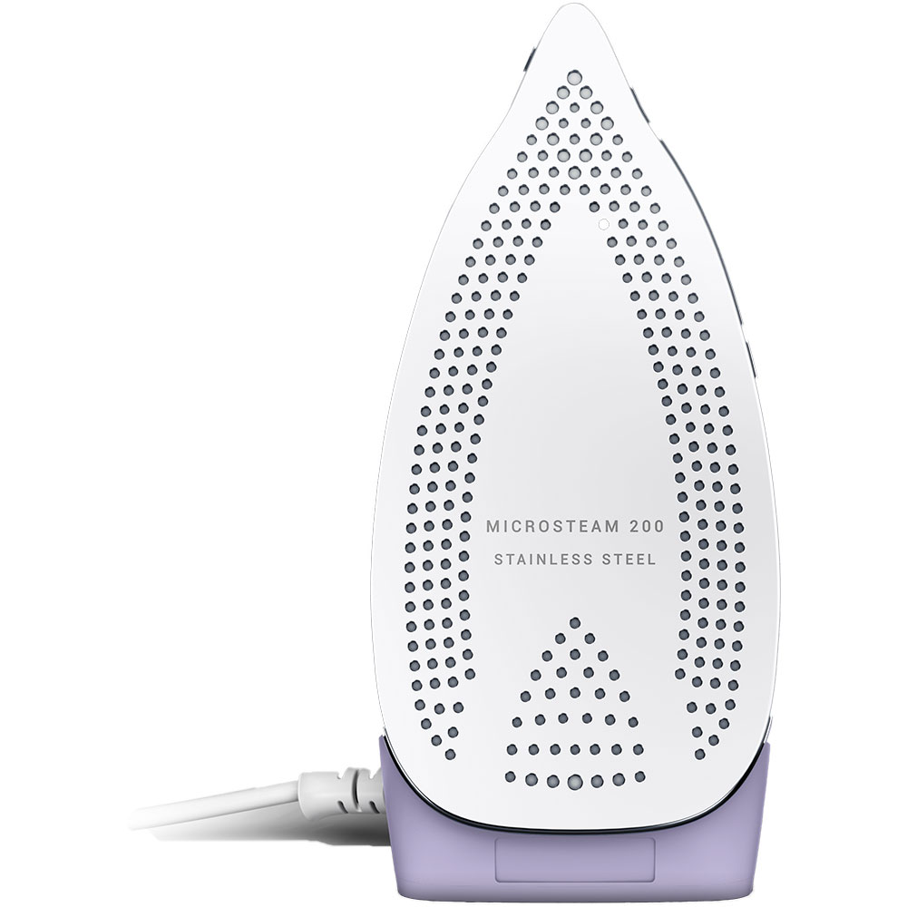 Fier de calcat TEFAL First Class DB1612E0, 1000W, 45g/min, talpa Microsteam 200, alb-violet