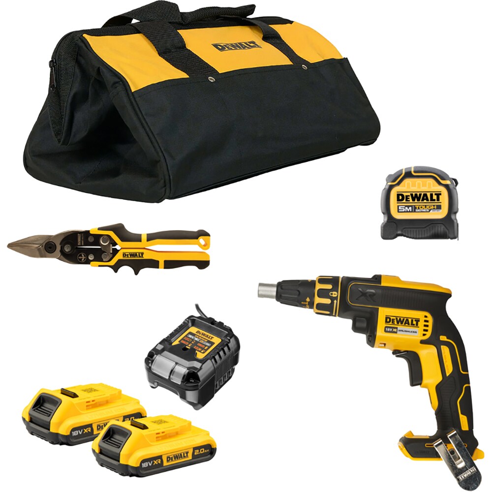Set masina gaurit rigips si unelte de mana DEWALT, 18V, 4400RPM, 30Nm