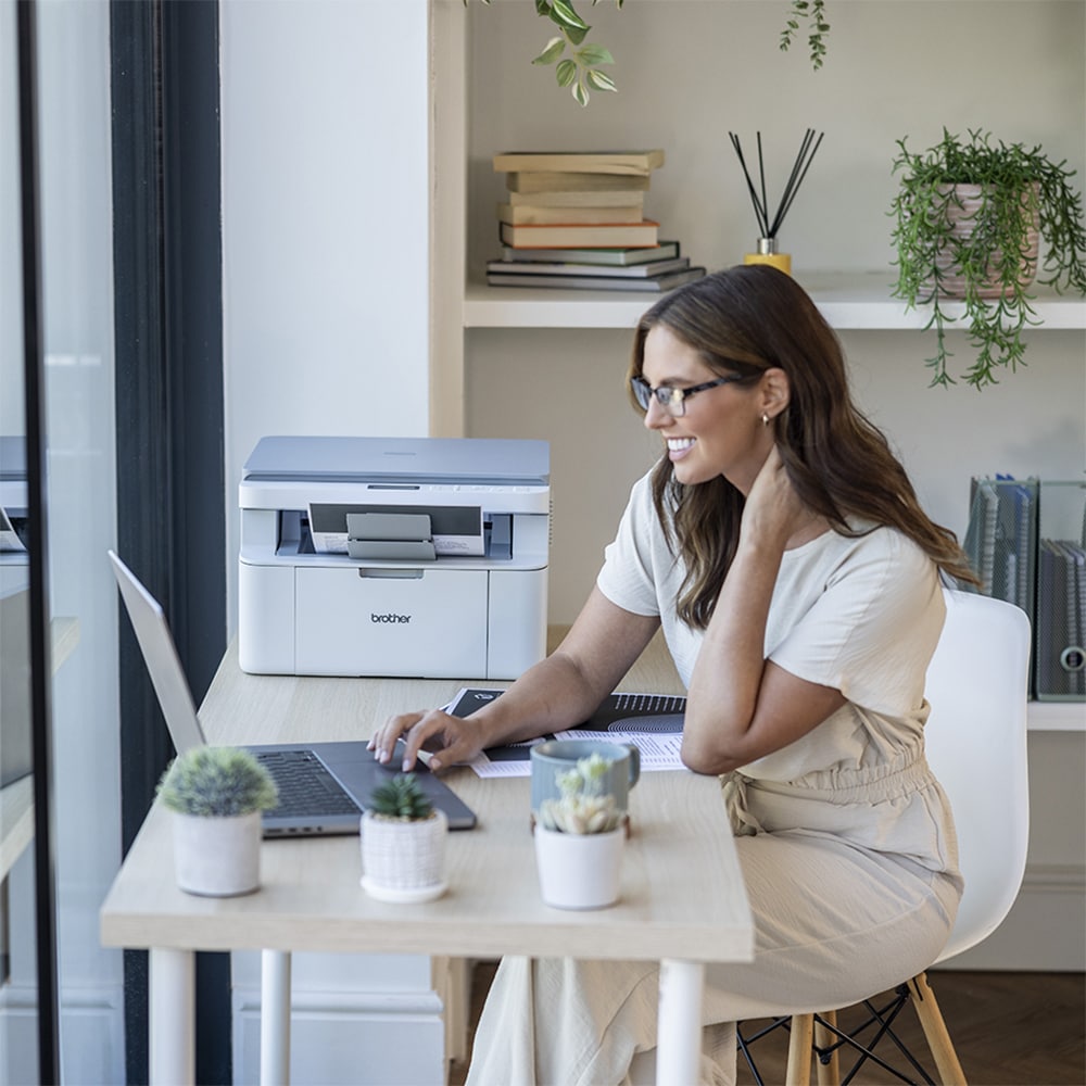 Multifunctional laser monocrom BROTHER DCP-L1630W, A4, USB, Wi-Fi, Retea