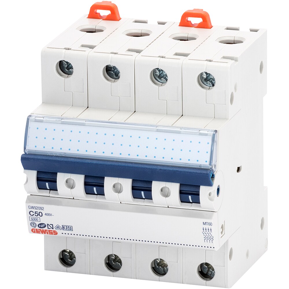 Siguranta automata GEWISS GW92092, 4P, 50A, curba C