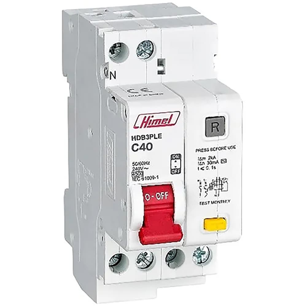 Siguranta automata diferentiala HIMEL HDB3PLEC10, 1P, 10A, curba C