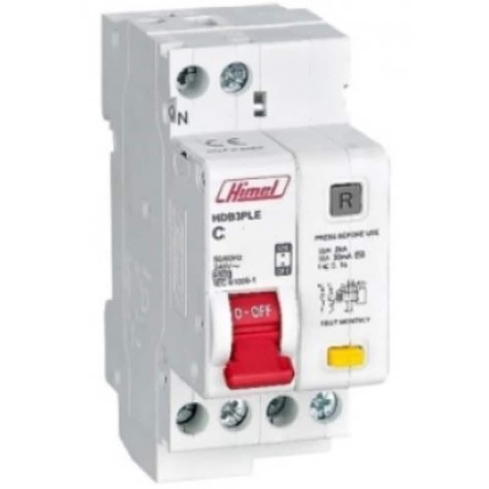 Siguranta automata diferentiala HIMEL HDB3PLEC20, 1P, 20A, curba C