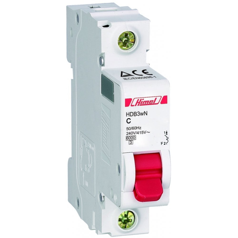 Siguranta automata modulara HIMEL HDB3WL1C20, 1P, 20A, curba C