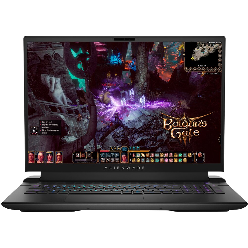 Laptop Gaming DELL Alienware M18 R1, Intel Core i9-13980HX pana la 5.6 GHz, 18" QHD+, 64GB, SSD 2TB, NVIDIA GeForce RTX 4090 16GB, Windows 11 Pro, negru