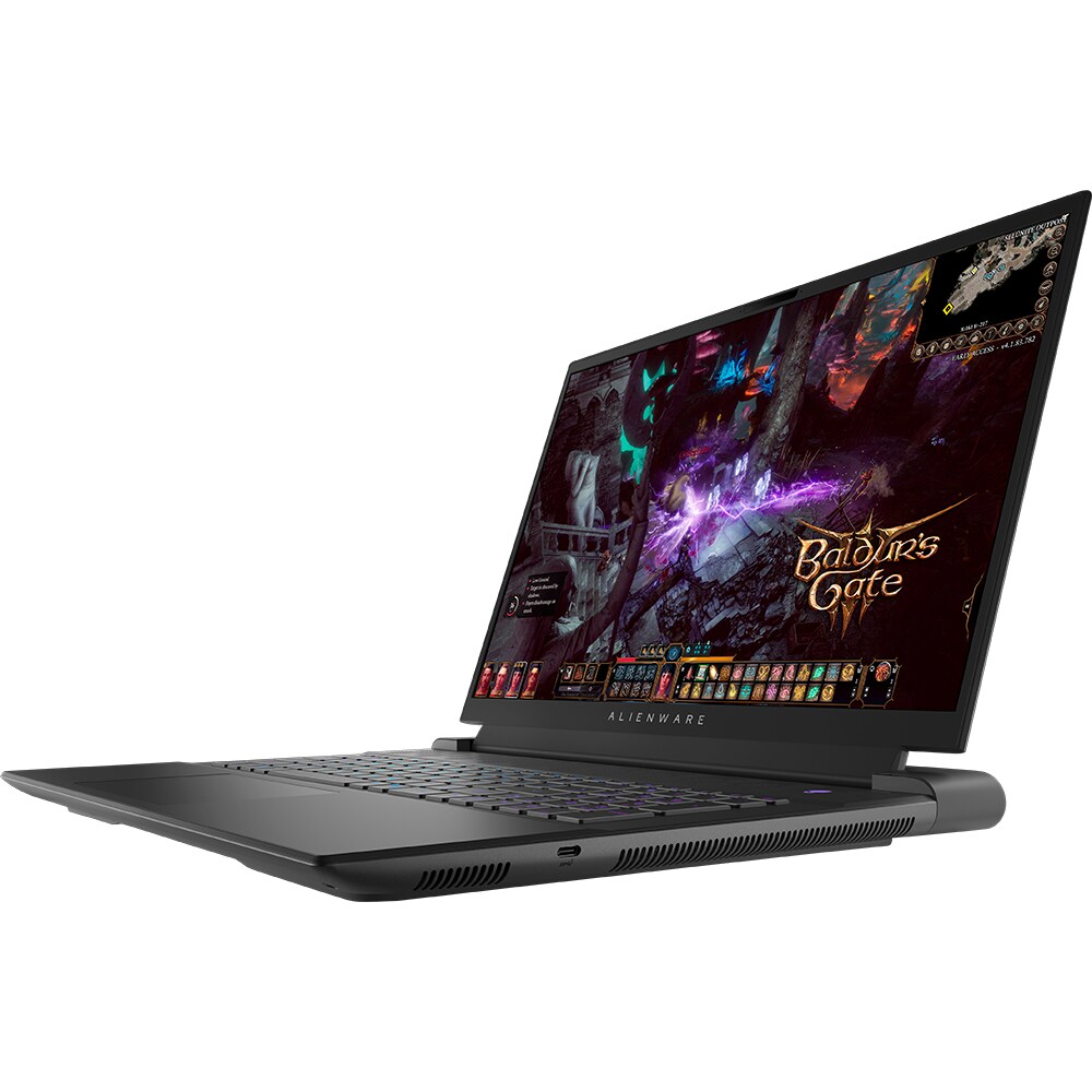 Laptop Gaming DELL Alienware M18 R1, Intel Core i9-13980HX pana la 5.6 GHz, 18" QHD+, 64GB, SSD 2TB, NVIDIA GeForce RTX 4090 16GB, Windows 11 Pro, negru