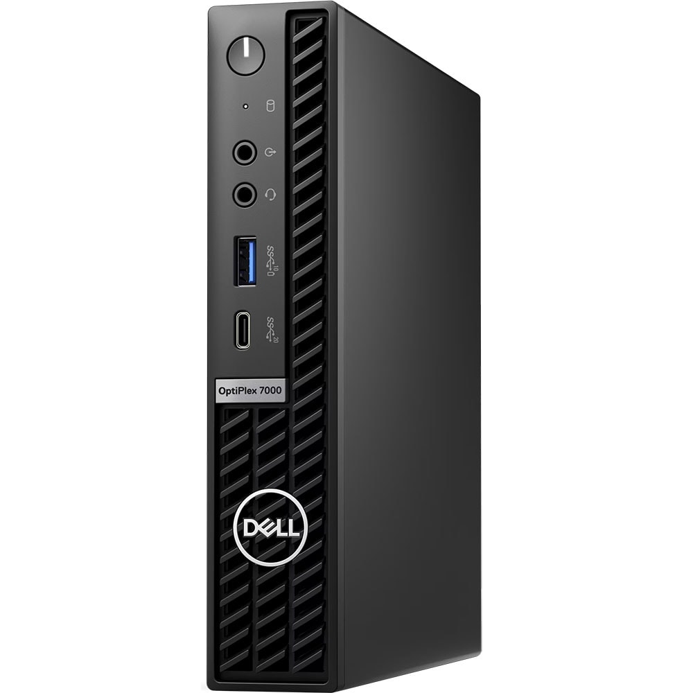 Sistem Desktop PC DELL OptiPlex 7000 MFF, Intel Core I7-12700T pana la 4.7GHz, 16GB, SSD 256GB, Intel UHD Graphics 770, Ubuntu