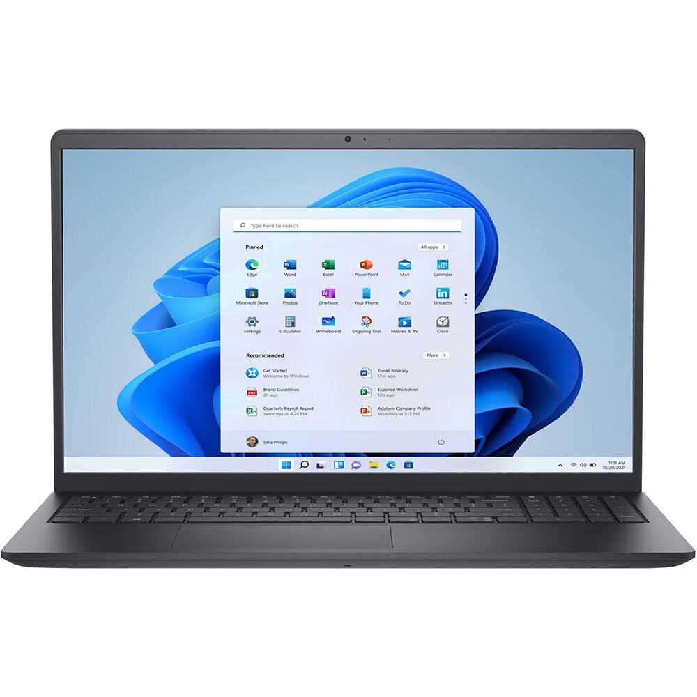 Laptop DELL Vostro 3520, Intel Core i7-1255U pana la 4.7 GHz, 15.6" Full HD, 16GB, SSD 512GB, Intel Iris Xe Graphics, Windows 11 Pro, Carbon Black