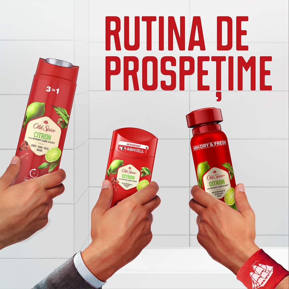 Gel de dus OLD SPICE Citron 3 in 1, 400ml