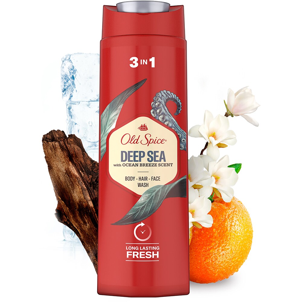 Gel de dus OLD SPICE Deep Sea 3 in 1, 400ml