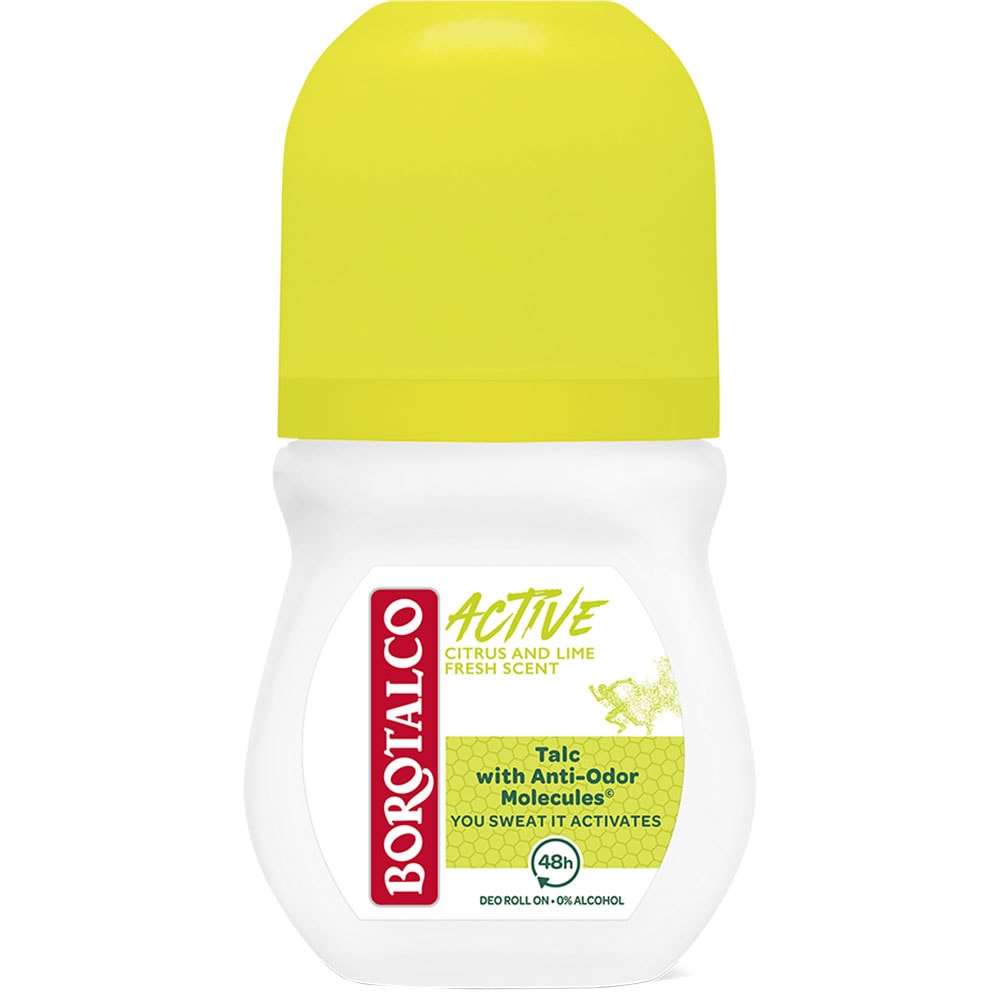 Deodorant roll-on BOROTALCO Active Citrus&Lime, 50ml