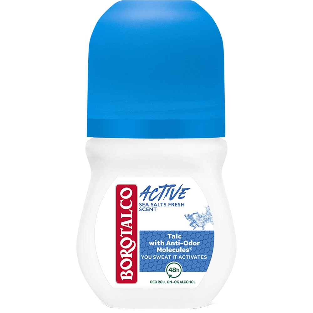 Deodorant roll-on BOROTALCO Active Sea Salts, 50ml