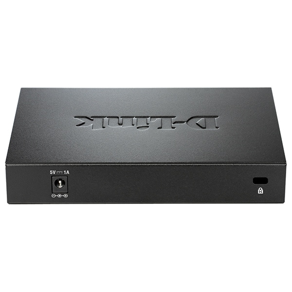 Switch D-LINK DES-108, 8 porturi Fast Ethernet, negru
