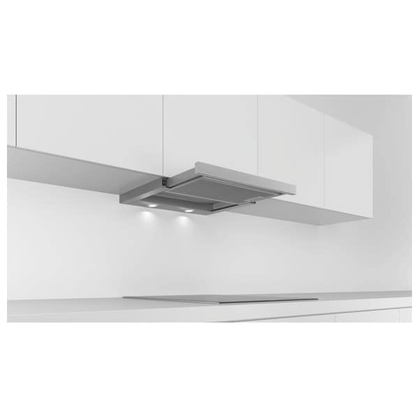 Hota incorporabila telescopica BOSCH DFM064W50, 1 motor, 400m3/h, L 60 cm, argintiu