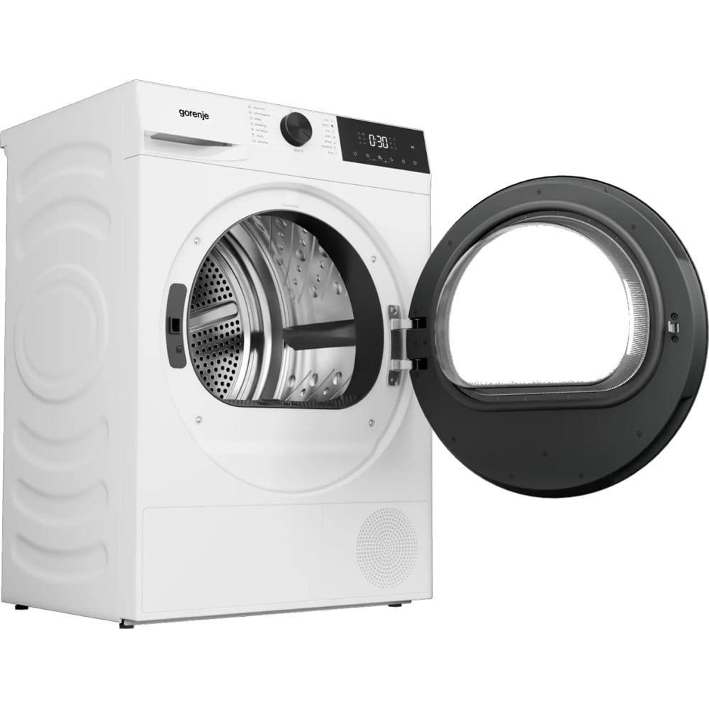 Uscator de rufe GORENJE DG2P8CP, Pompa de caldura, 8 kg, 15 programe, Clasa C, alb
