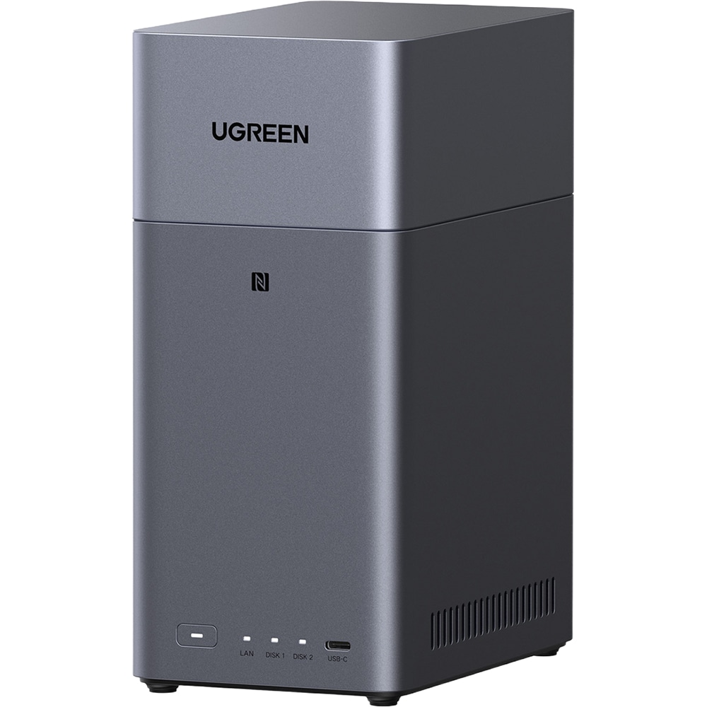 Network Attached Storage UGREEN DH2300, 2.2GHz, 4GB, 2-Bays, gri