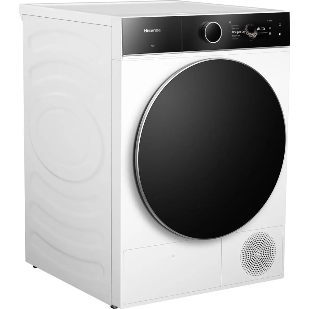 Uscator de rufe HISENSE DH7I108BWAB1, Pompa de caldura, 10 kg, 20 programe, Clasa A, alb