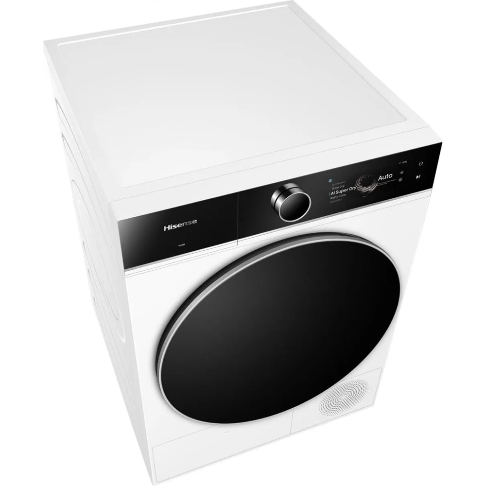 Uscator de rufe HISENSE DH7I108BWAB1, Pompa de caldura, 10 kg, 20 programe, Clasa A, alb