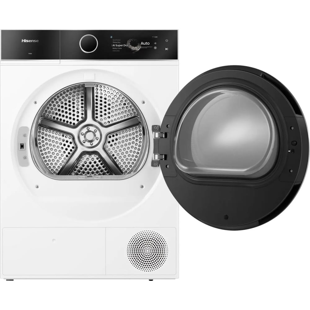 Uscator de rufe HISENSE DH7I108BWAB1, Pompa de caldura, 10 kg, 20 programe, Clasa A, alb