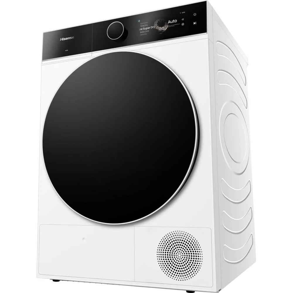 Uscator de rufe HISENSE DH7I108BWAB1, Pompa de caldura, 10 kg, 20 programe, Clasa A, alb