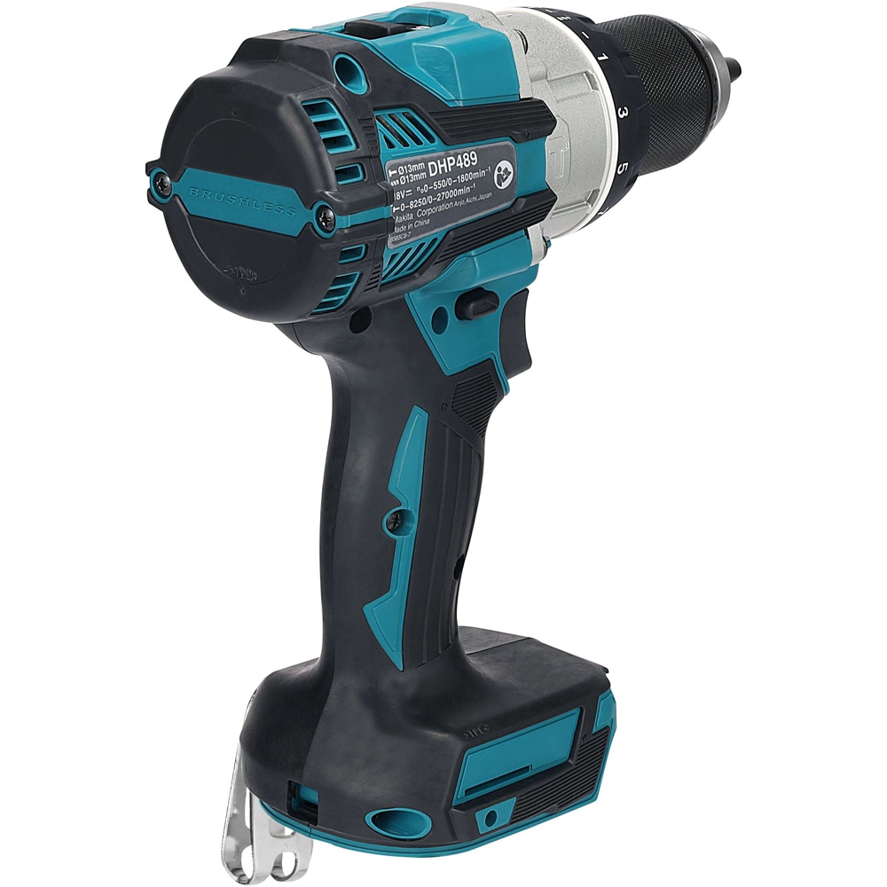 Masina de gaurit si insurubat cu percutie MAKITA DHP489Z, 18V, 1800rpm, 73Nm
