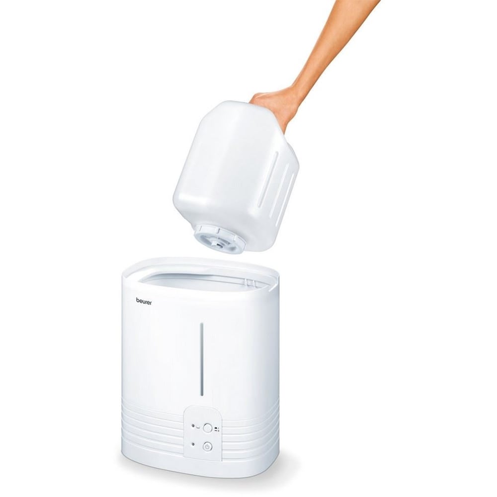 Umidificator BEURER LB55, 6l, 365W, Oprire automata, alb-negru