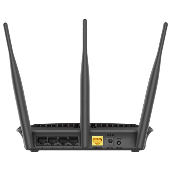 Router Wireless D-LINK DIR-809, Dual-Band 300 + 433 Mbps, WAN, LAN, negru