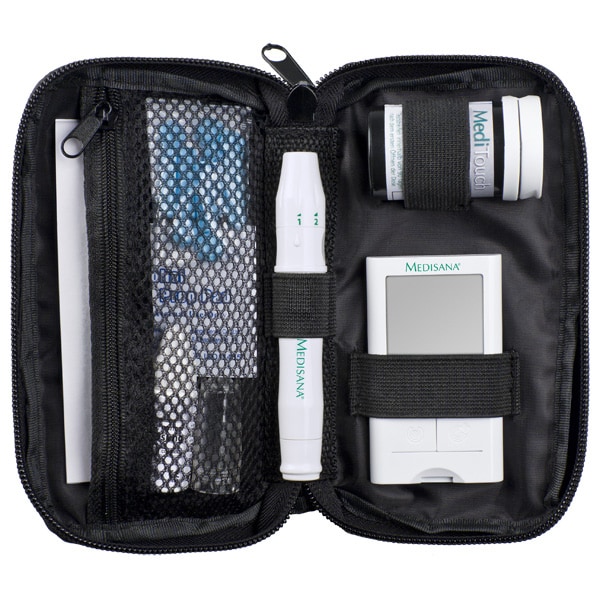 Glucometru MEDISANA MediTouch 79025, 10 ace, 360 memorii, alb