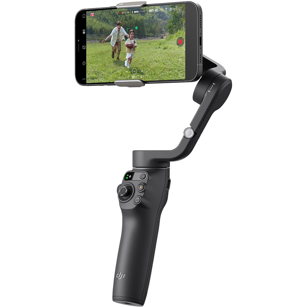 Stabilizator imagine Gimbal DJI Osmo Mobile 6, Bluetooth, 3 axe, 1000 mAh, negru
