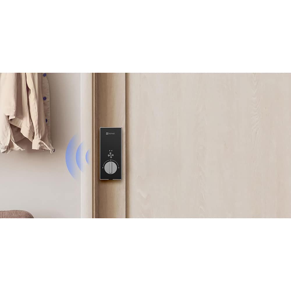 Yala inteligenta EZVIZ DL04, WiFi, cu amprenta, negru