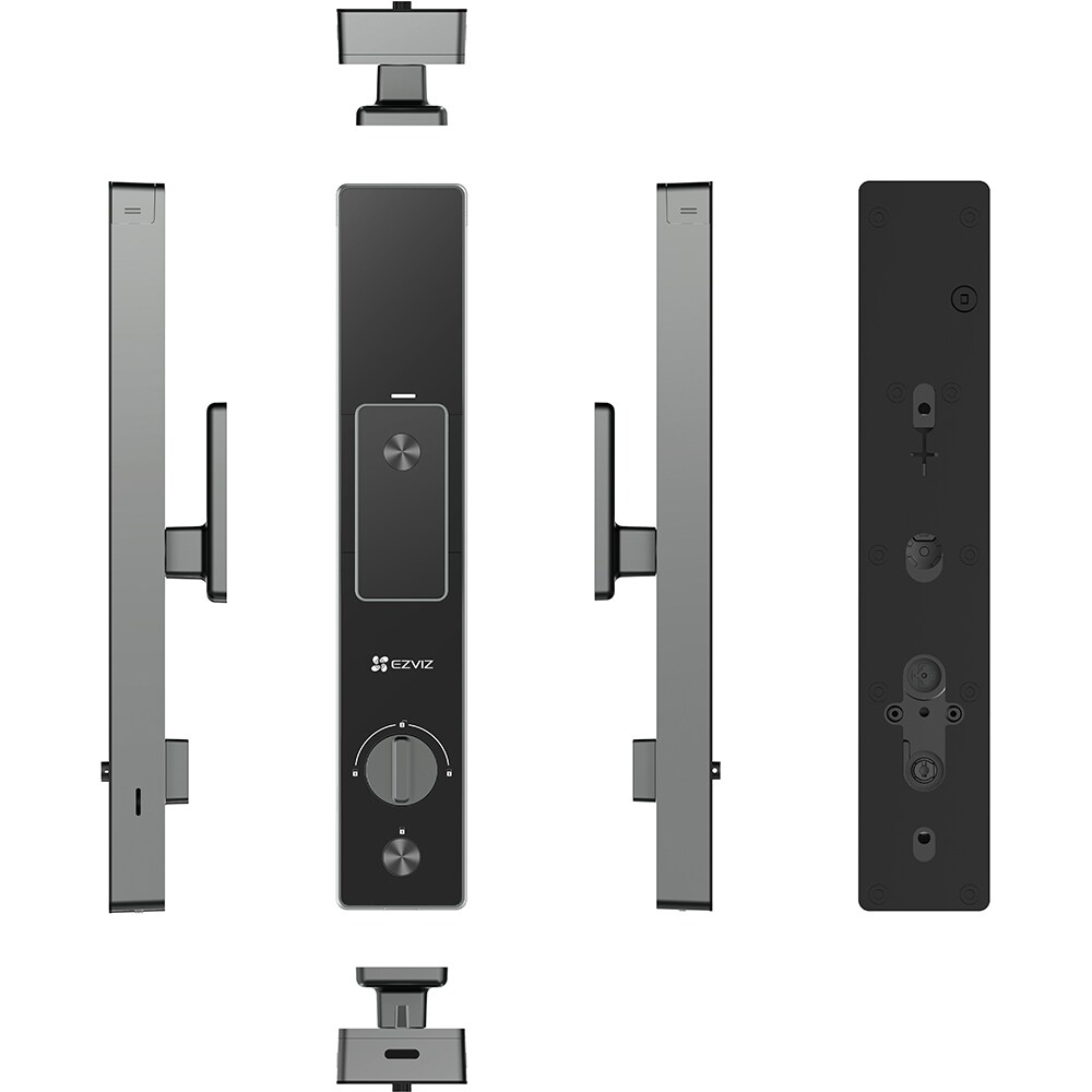 Yala inteligenta EZVIZ DL50FVS, WiFi, 5000mAh, negru