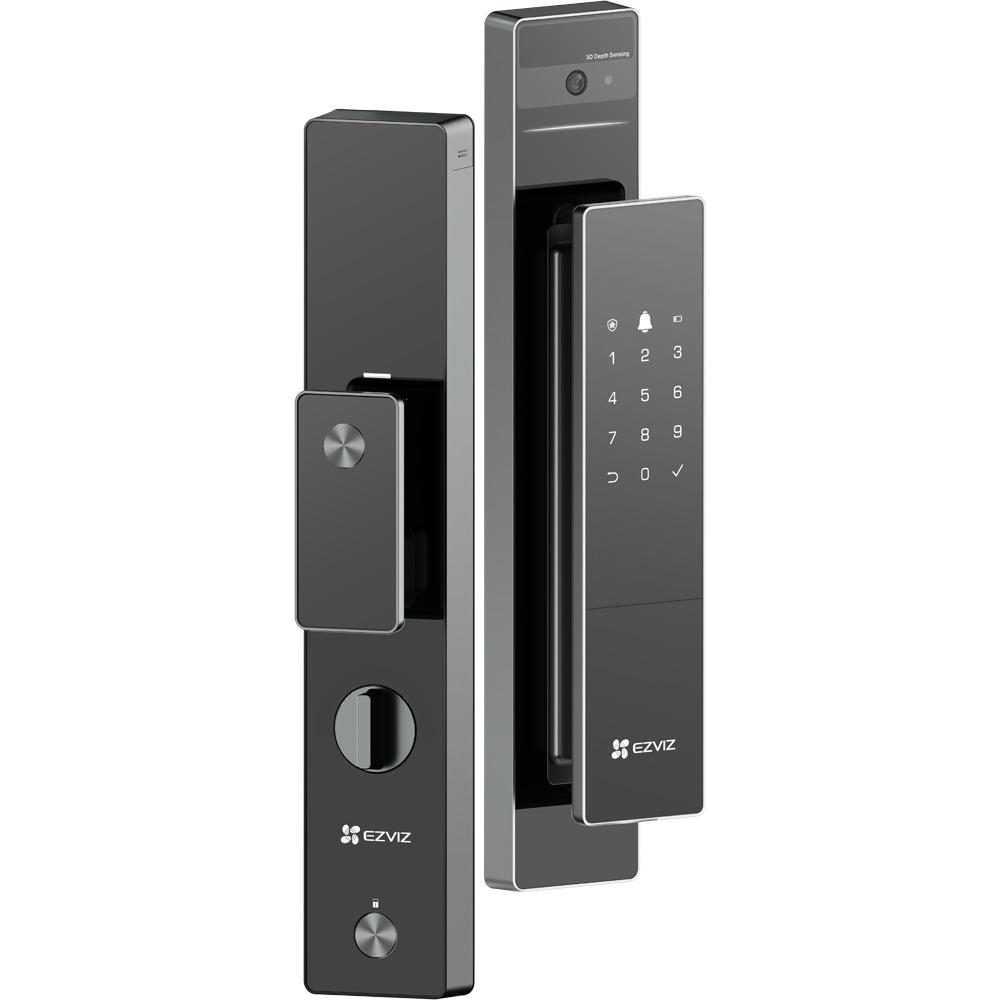 Yala inteligenta EZVIZ DL50FVS, WiFi, 5000mAh, negru