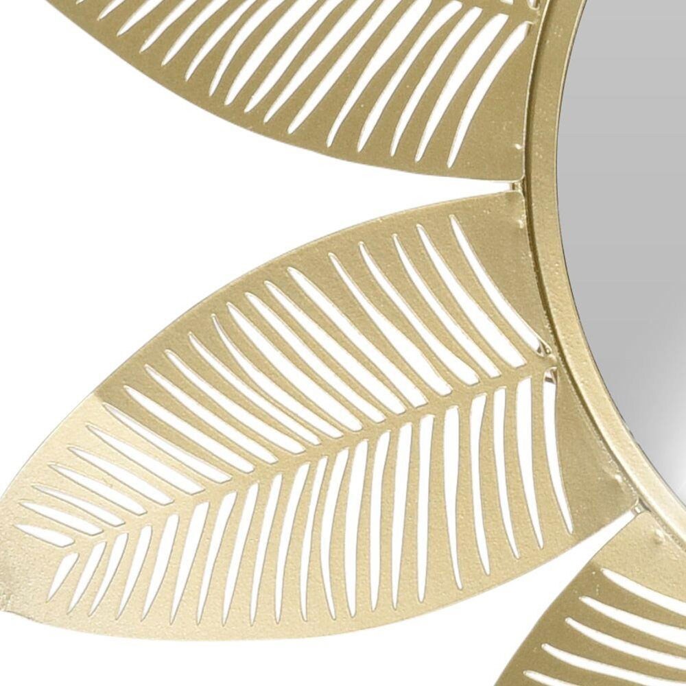 Oglinda decorativa KI Sunflower, D 55 cm, auriu