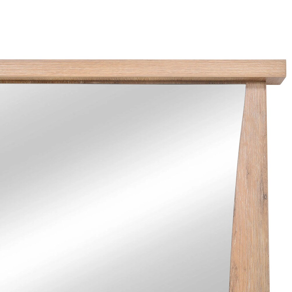 Oglinda decorativa Carly, 85 x 82 cm, bej