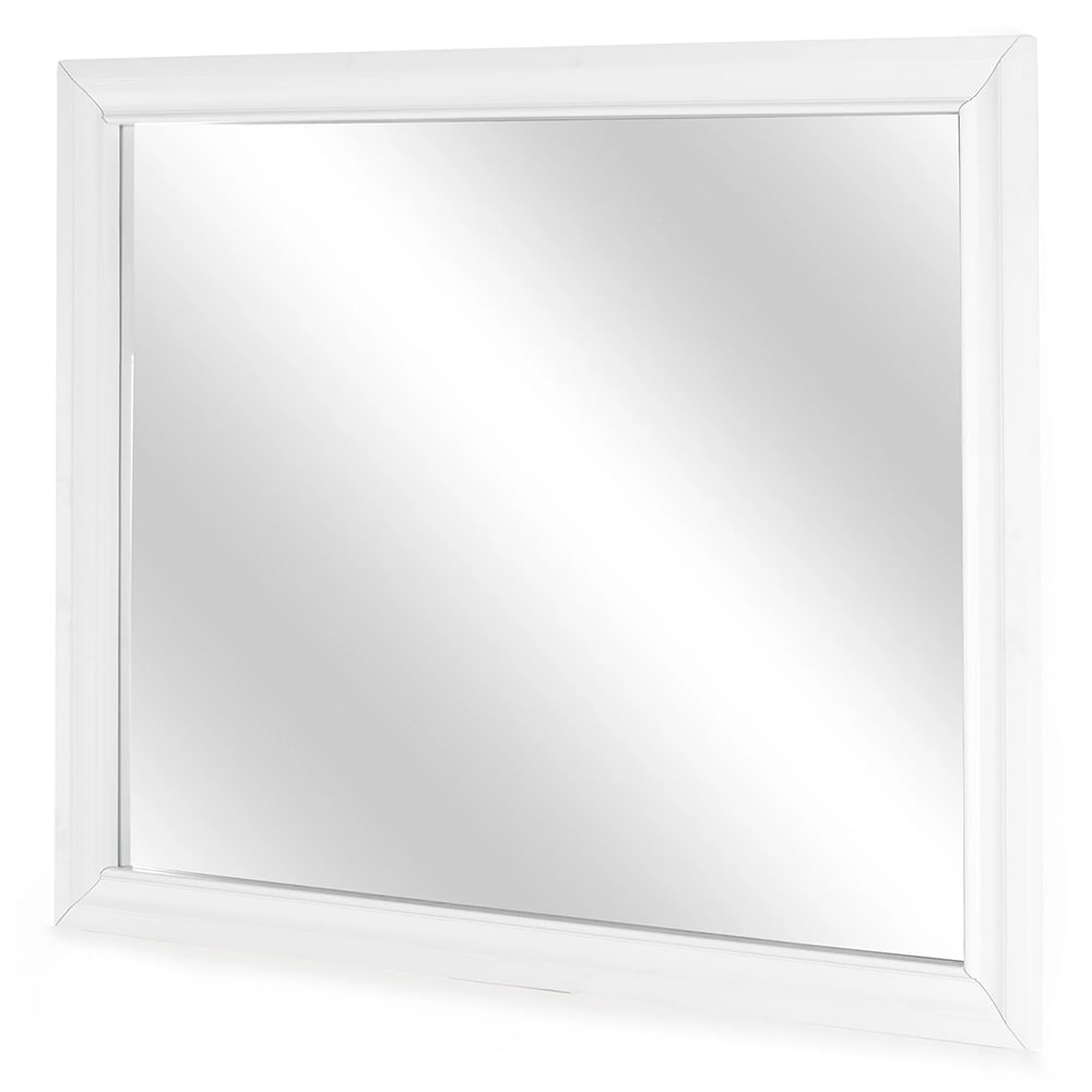 Oglinda decorativa Ryana, 104 x 93 cm, alb