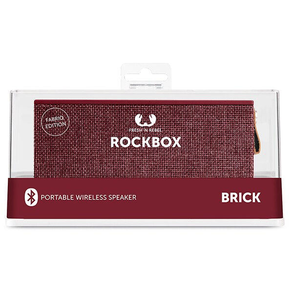 Boxa portabila FRESH 'N REBEL Rockbox Brick 180360, Bluetooth, Ruby